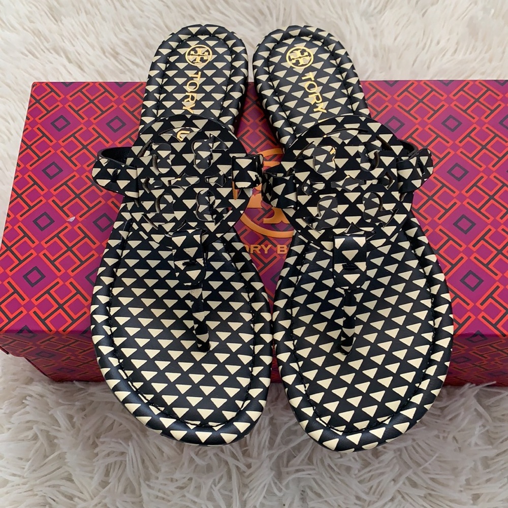 Tory Burch Miller sandals triangle geo sandal